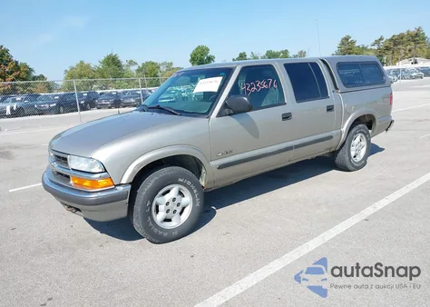 2001 Chevrolet S-10 Ls z USA, uszkodzony, nr VIN 1GCDT13W21K254779